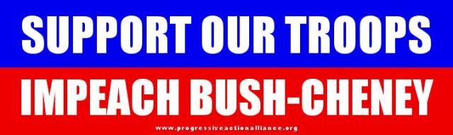 Impeach Bumper Sticker image